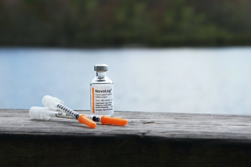 Photo by Mykenzie Johnson on Unsplash
Injectable Medication Bottle with Syringes